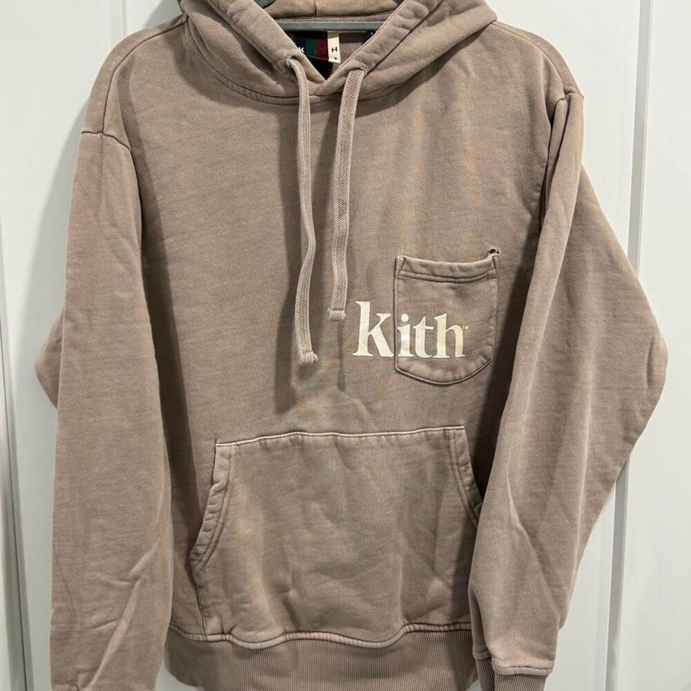 Kith Men's Brown and Tan Hoodie